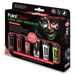 PaintGlow Liquid Latex Horror Kit